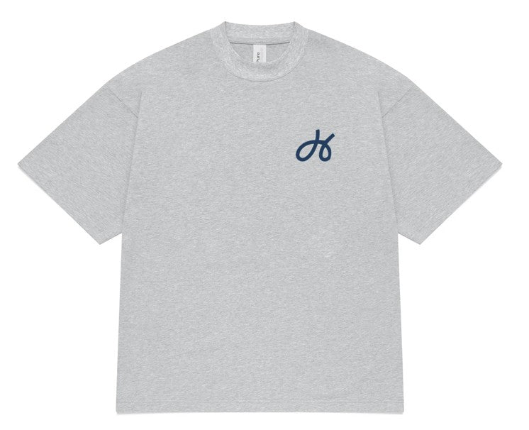 Hoola Unisex Graphic Box Tee -  Heather Grey