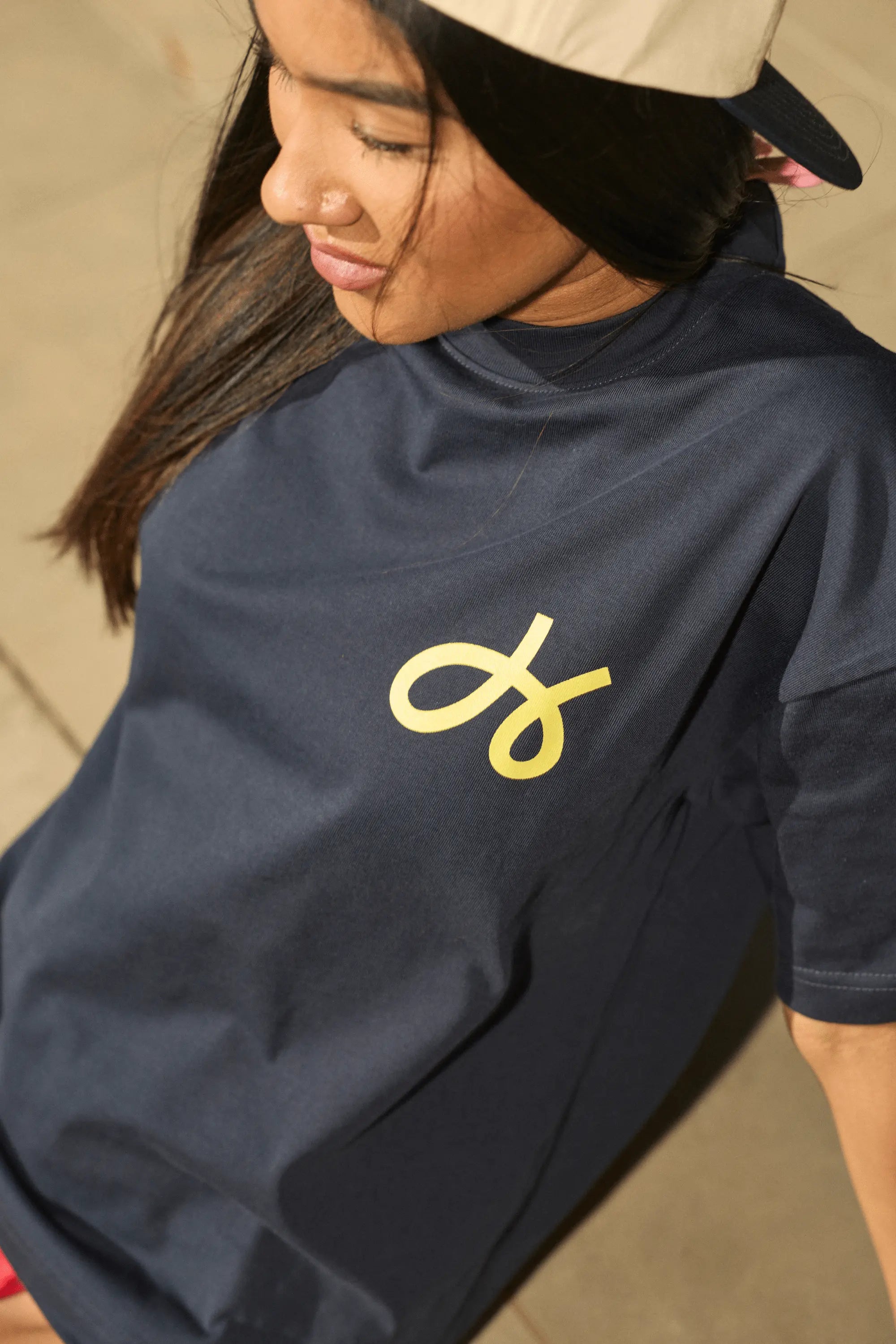 Hoola Unisex Graphic Box Tee - Navy